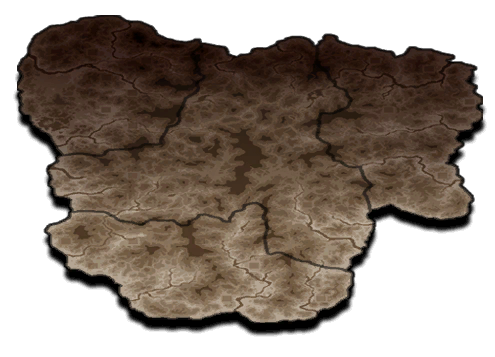 The world map of the empire selection screen